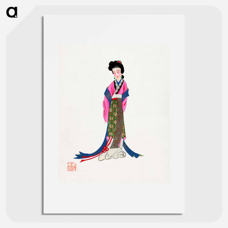 アートポスター-Ancient Lady Costume
 - 中国の衣装 Poster.
