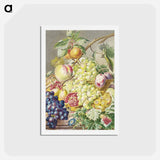 アートポストカード-Fruitstuk
 - コルネリス プロース ファン アムステル Postcard.