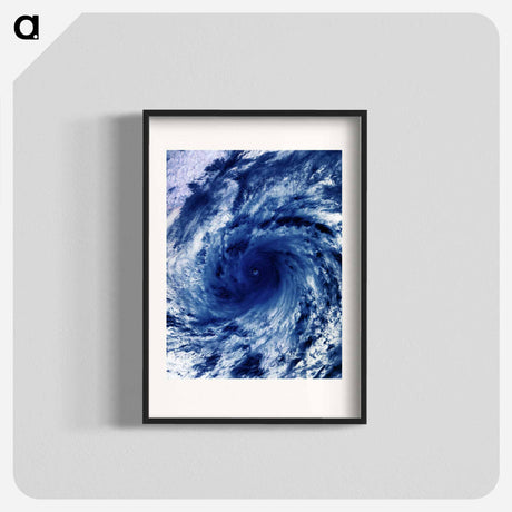アートポスター-Tropical Cyclone
 - 上空からの地球 Poster.