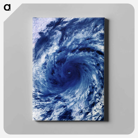 アートパネル-Tropical Cyclone
 - 上空からの地球 Canvas.