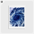 アートポストカード-Tropical Cyclone
 - 上空からの地球 Postcard.