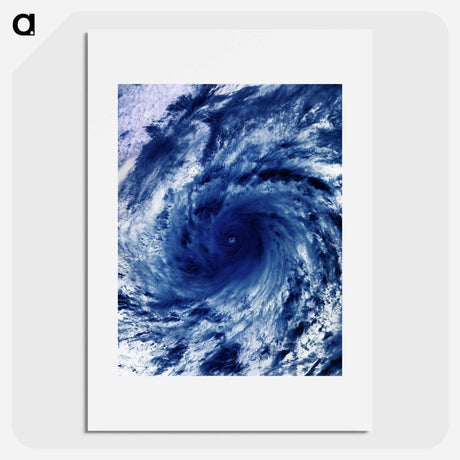 アートポスター-Tropical Cyclone
 - 上空からの地球 Poster.