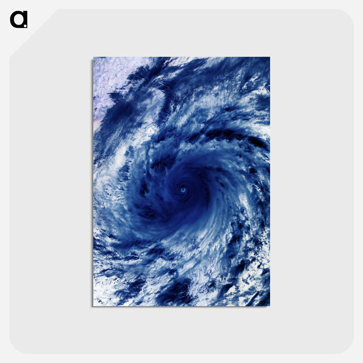 アートポストカード-Tropical Cyclone
 - 上空からの地球 Postcard.