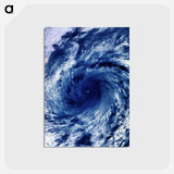 アートポストカード-Tropical Cyclone
 - 上空からの地球 Postcard.