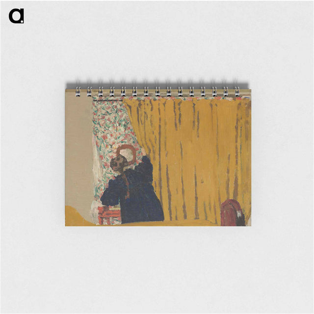 アートメモ帳-The Yellow Curtain - エドゥアール ヴュイヤール Memo.