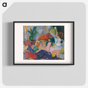 アートポスター-Still Life with Oranges in a Basket - エドヴァルド ウェイ Poster.