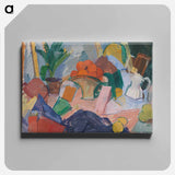Still Life with Oranges in a Basket - エドヴァルド ウェイ Canvas.