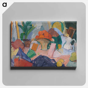 アートパネル-Still Life with Oranges in a Basket - エドヴァルド ウェイ Canvas.