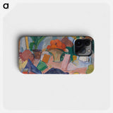 Still Life with Oranges in a Basket - エドヴァルド ウェイ Phone Case.