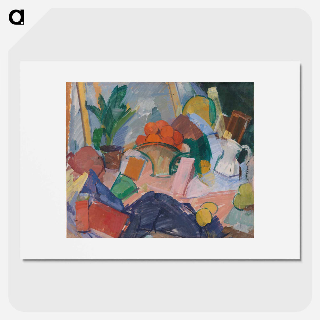 Still Life with Oranges in a Basket - エドヴァルド ウェイ Poster.