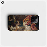 Cupid and Psyche - Palace Green Murals - Psyche receiving the Casket from Proserpine - エドワード バーン ジョーンズ Phone Case.