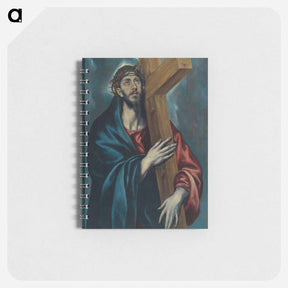 アートメモ帳-Jesucristo cargando con la cruz y con la mirada puesta en el cielo - エル グレコ Memo.