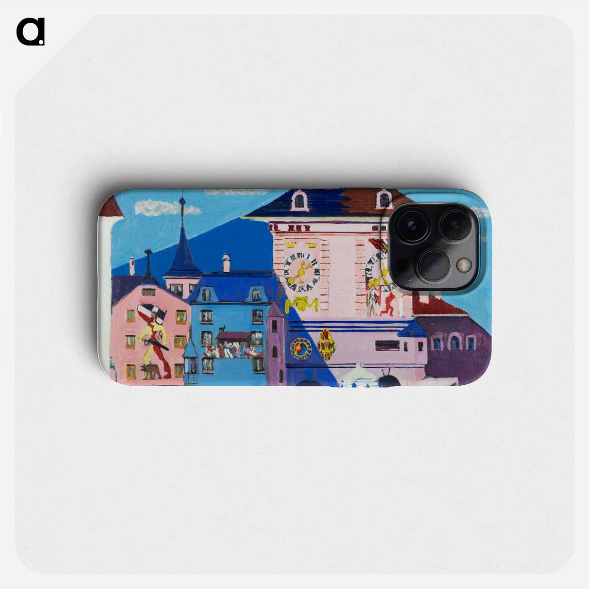 Bern with Belltower - エルンスト ルートヴィヒ キルヒナー Phone Case.