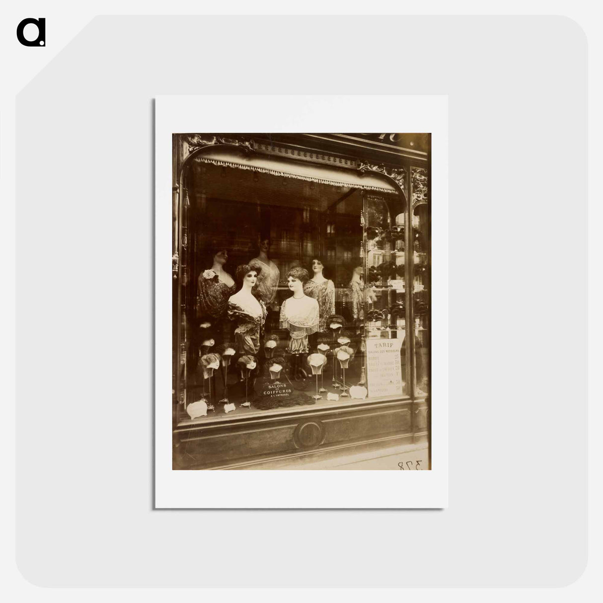 アートポストカード-Boulevard de Strasbourg
 - ウジェーヌ アジェ Postcard.