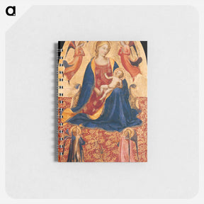 アートメモ帳-Madonna of Humility - フラ アンジェリコ Memo.