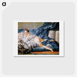 アートポストカード-Brown Odalisque - フランソワ ブーシェ Postcard.