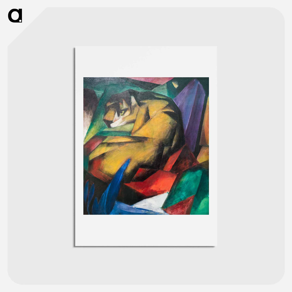 アートポストカード-Tiger - フランツ マルク Postcard.