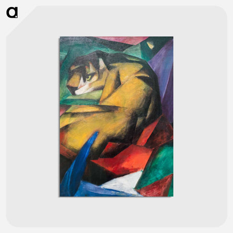 アートポストカード-Tiger - フランツ マルク Postcard.