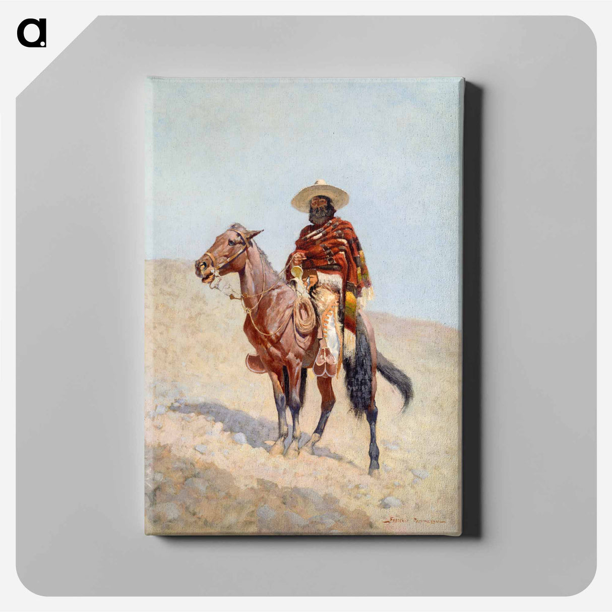 アートパネル-A Mexican Vaquero
 - フレデリック レミントン Canvas.