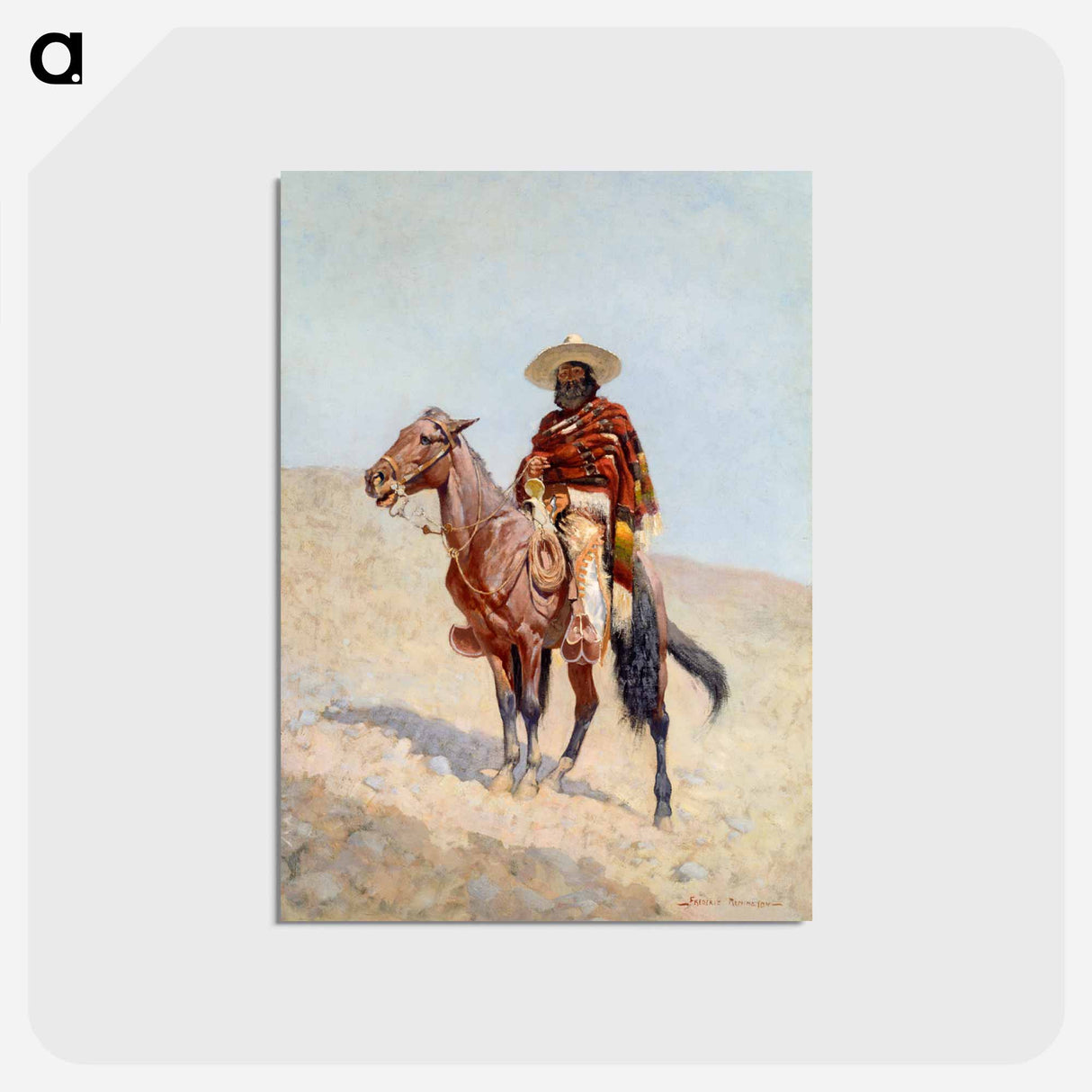 アートポストカード-A Mexican Vaquero
 - フレデリック レミントン Postcard.