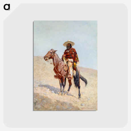 アートポストカード-A Mexican Vaquero
 - フレデリック レミントン Postcard.