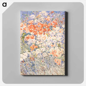 アートパネル-The Island Garden - フレデリック チャイルド ハッサム Canvas.