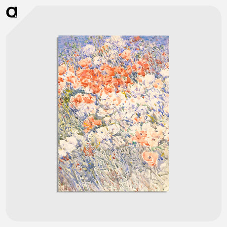 アートポストカード-The Island Garden - フレデリック チャイルド ハッサム Postcard.