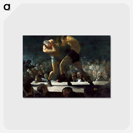 アートポストカード-Club Night - ジョージ ベローズ Postcard.