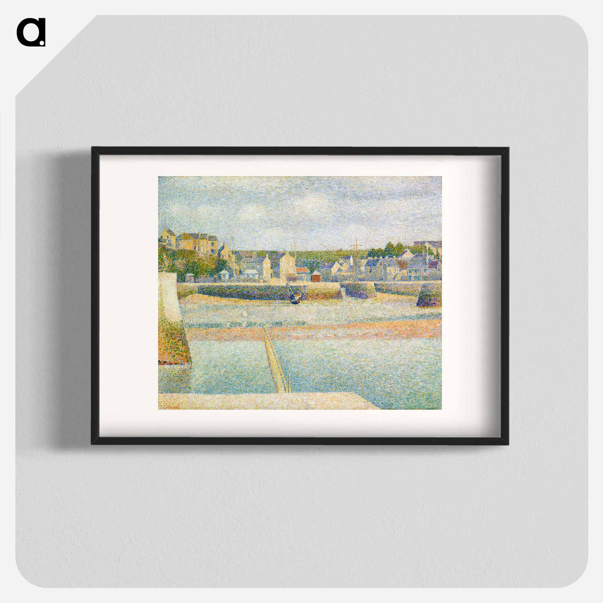 The Outer Harbor - Georges Seurat Poster.