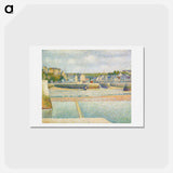 アートポストカード-The Outer Harbor - ジョルジュ スーラ Postcard.
