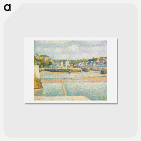 アートポストカード-The Outer Harbor - ジョルジュ スーラ Postcard.