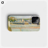 The Outer Harbor - Georges Seurat Phone Case.