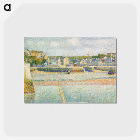 アートポストカード-The Outer Harbor - ジョルジュ スーラ Postcard.