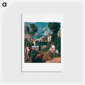 アートポストカード-The Tempest
 - ジョルジョーネ Postcard.