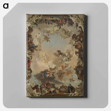 Allegory of the Planets and Continents
 - ジョバンニ バティスタ ティエポロ Canvas.