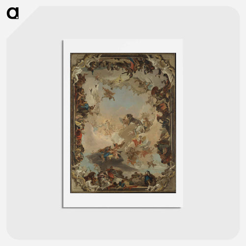 Allegory of the Planets and Continents
 - ジョバンニ バティスタ ティエポロ Postcard.