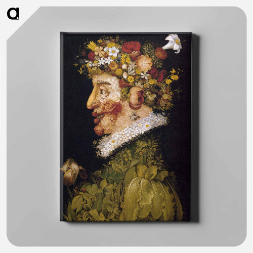 Spring - ジュゼッペ アルチンボルド Canvas.