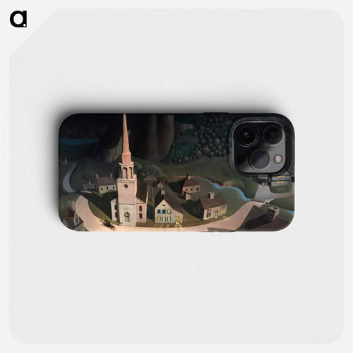 The Midnight Ride of Paul Revere - グラント ウッド Phone Case.