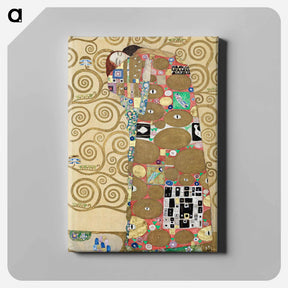 アートパネル-Gustav Klimt's Fulfillment - グスタフ クリムト Canvas.