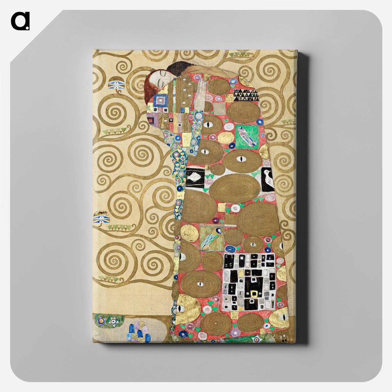 Gustav Klimt's Fulfillment - グスタフ クリムト Canvas.