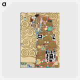 アートポストカード-Gustav Klimt's Fulfillment - グスタフ クリムト Postcard.