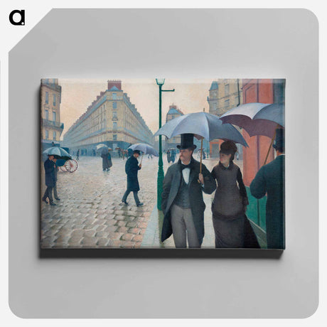 アートパネル-Paris Street Rainy Day - ギュスターヴ カイユボット Canvas.