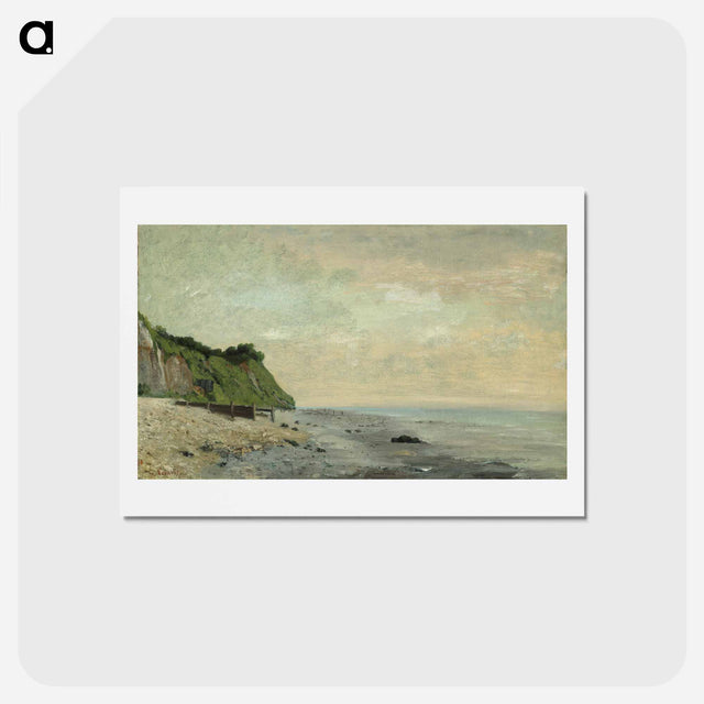アートポストカード-イエロー - ギュスターヴ クールベ Postcard.