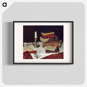 アートポスター-Still Life with Books and Candle - アンリ マティス Poster.