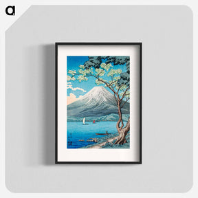 アートポスター-Mount Fuji from Lake Yamanaka - 高橋 宏明 Poster.