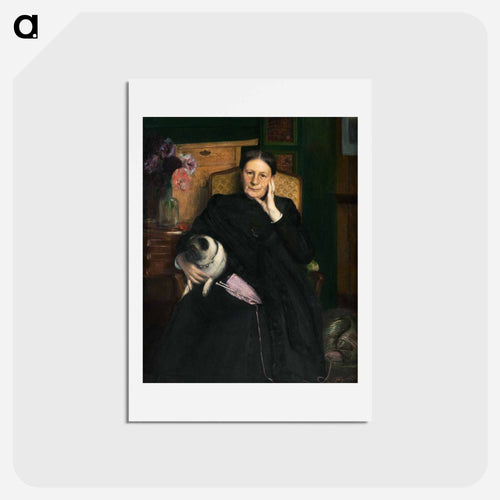 Portrait of Madame Emile Blanche
 - Jacques Emile Blanche Postcard.