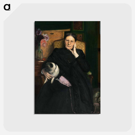 アートポストカード-Portrait of Madame Emile Blanche
 - ジャック エミール ブランシュ Postcard.