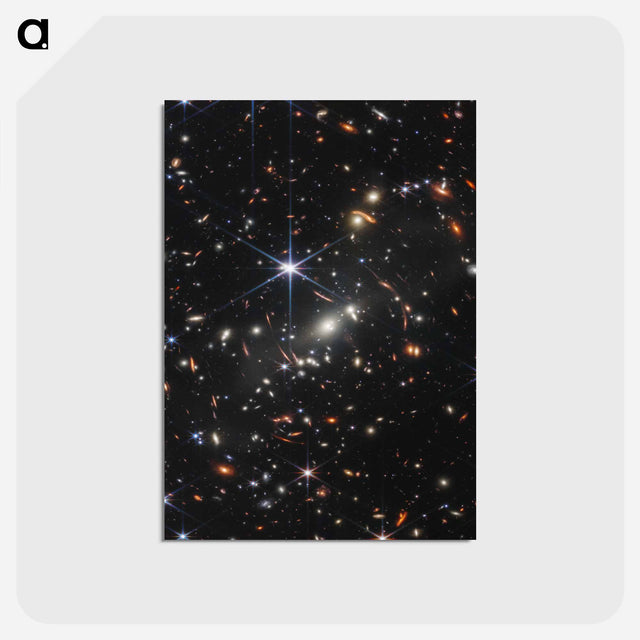 アートポストカード-Webb's First Deep Field
 - ジェームズ ウェッブ宇宙望遠鏡 Postcard.