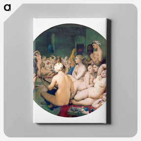 アートパネル-The Turkish Bath
 - ジャン オーギュスト ドミニク アングル Canvas.