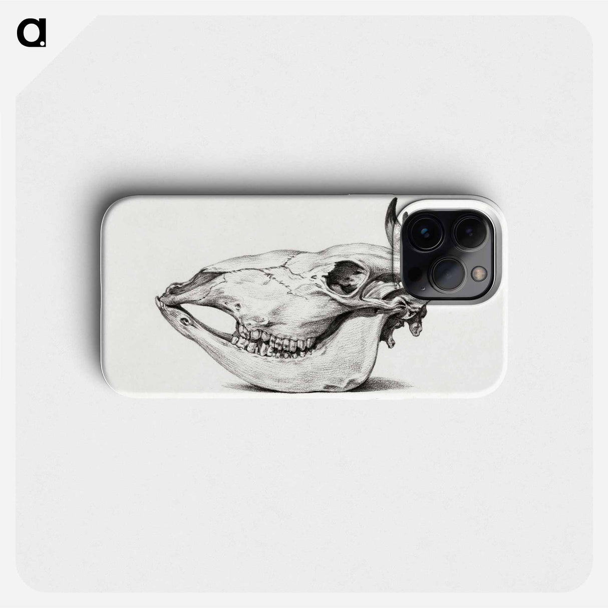 Skull of a cow - Jean Bernard Phone Case.